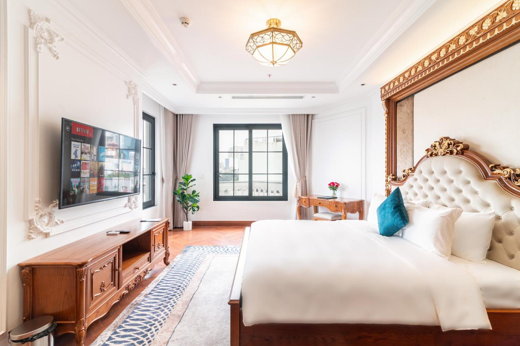 Luxe Paradise Suite Hotel Trich Sai Hanoi Exteriör bild