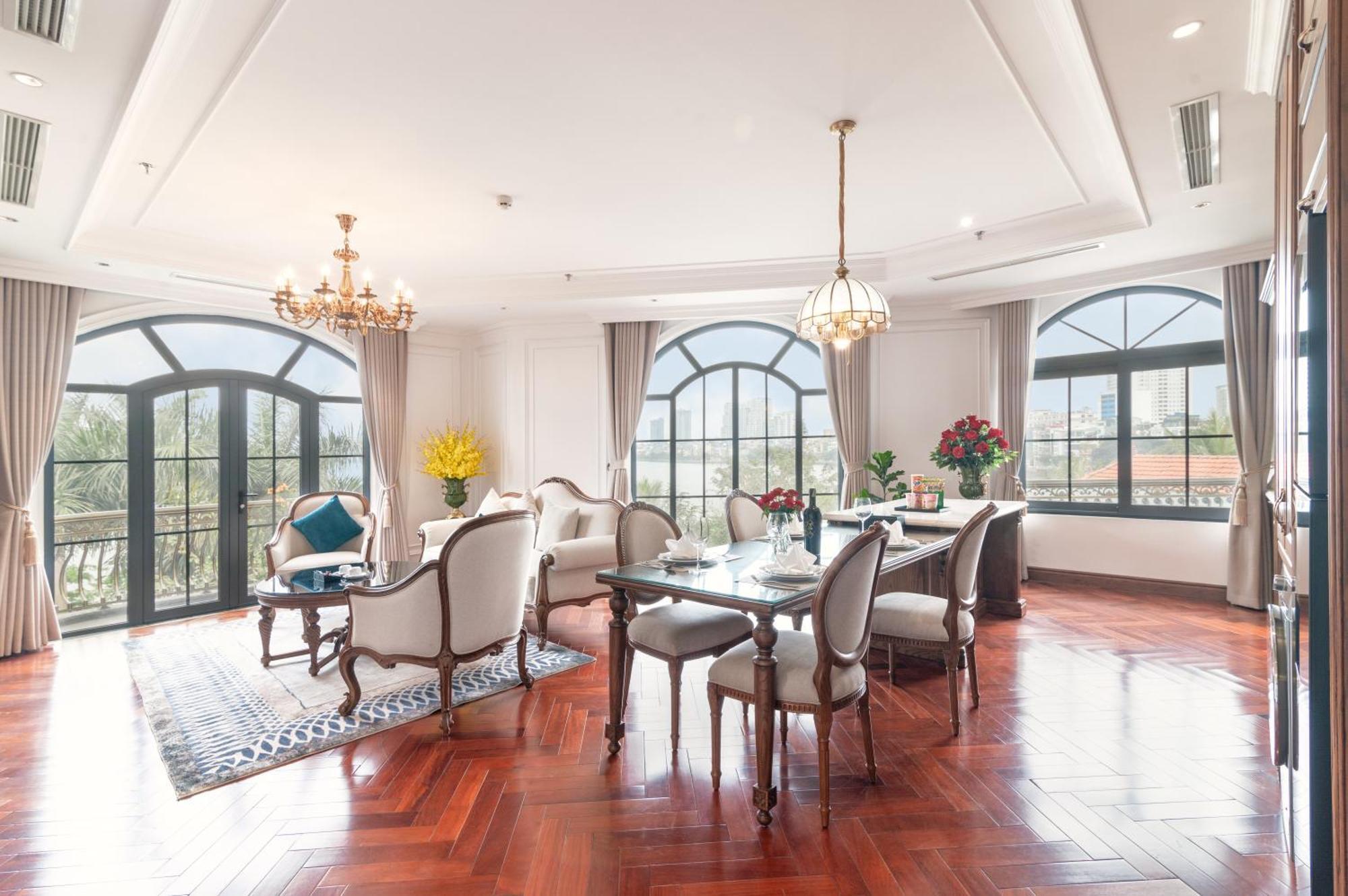 Luxe Paradise Suite Hotel Trich Sai Hanoi Exteriör bild